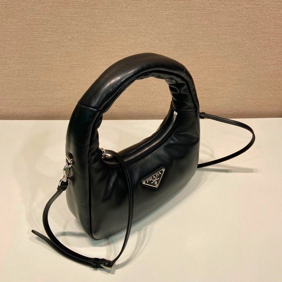 Prada Black Leather Shoulder Bag - Picture 1 of 4